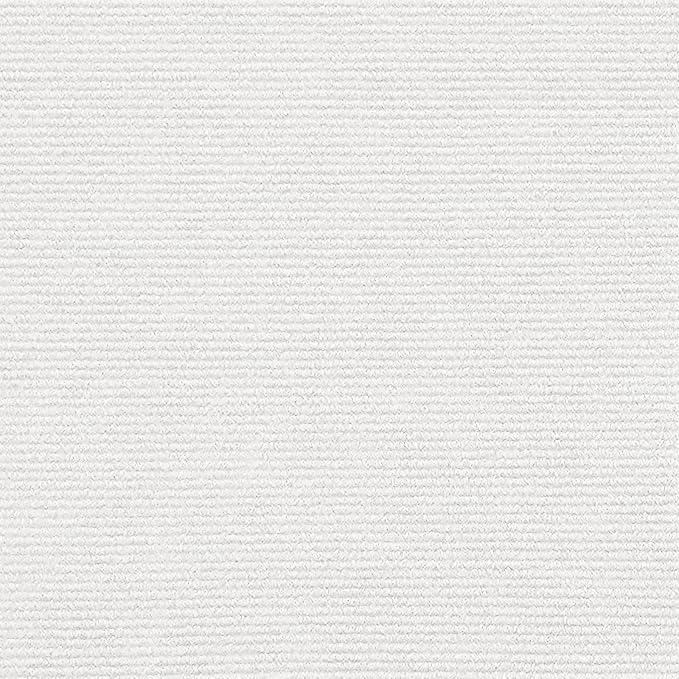 24 * 24in Peel and Stick Carpet Tiles, Self Adhesive Floor Squares with Extra Soft Pad, Easy Installation for Bedroom, Living Room, Office, Rental (10, White)