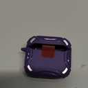 ESR for AirPods 4 Case, Compatible with AirPods 4 Generation Case (2024) (USB-C), Compatible with MagSafe, Drop-Proof Lock, Easy Open, Cyber Series, Purple