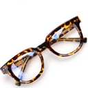OPTOFENDY Oversized Blue Light Blocking Glasses for Women, Fashion Square Computer Eyeglasses (Tortoise)