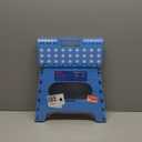 Dyforce Folding Step Stool 11 Inch, Durable Kids Step Stool, Heavy Duty Step Stools for Adults, Compact Foot Stools, Light-Weight Toddler Step Stools for Kitchen, Bathroom, Holds Up to 300 lbs (Blue)