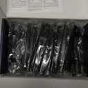 Ravinte 30 Pack | 5-3/16'' Curved Cabinet Pulls Matte Black Kitchen Drawer Pulls Arch Cabinet Handles 5-3/16Length, 3 Hole Center