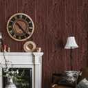 Wood Contact Paper Red Brown Faux Wood Peel and Stick Wallpaper Vintage Removable Self Adhesive Wooden Wallpaper Woods Grain Contact Paper for Countertops Cabinets Walls 17.3"x200"