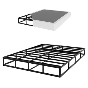 YORMDMO Queen Size Box Spring, 9 Inch Height-Profile Box Springs with Washable Cover, Heavy Duty Metal Mattress Foundations Easy Assembly Noise-Free