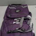 Olympia U.S.A. 33 inch Jumbo Size 8 Pockets Wheeled Rolling Duffel Bag Water Resistant Luggage Lightweight Travel Suitcase with Retractable Handle