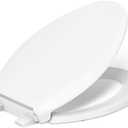 KOHLER CACHET Nightlight Soft Close Toilet Seat Elongated, ReadyLatch, Grip-Tight Hardware, White
