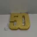 TONIFUL 50th Birthday Decoration for Men and Women,50th Anniversary Decoration,Glod Glitter 50th Birthday Centerpieces for Party Decoration,Number 50 Centerpiece Table Decoration