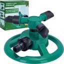 Sprinklers for Yard, Adjustable 360 Degree Rotation Garden Sprinkler Head for Large Area Coverage, Automatic Oscillating Even Water Sprinkler, Irrigation System for Garden