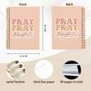 hold fizz Pink Spiral Bible Journal Notebook, Scripture Prayer Journal Christian Gifts for Women Church Notes, Bible Study Supplies Journaling Notebook, Spiral Notebook 5.5 x 8.3