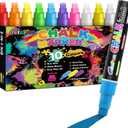 Window Chalk Markers for Cars Glass Washable, 10 Colors Jumbo Liquid Chalk Marker Pens with 10mm 3 in 1 Nib Wide Tips, Big Chalkboard Markers Car Window Paint Pens for Auto, Bistro, Mirror, Poster