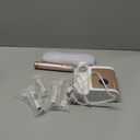 Aquasonic Vibe Series PRO  Ultra-Whitening Electric Toothbrush  5 Modes & Smart Timers  UV Sanitizing Base  ADA Accepted (Satin Rose Gold)