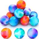 Poen 12 Pieces Hockey Balls Outdoor High Density Minimal Bounce Design High Contrast for Street Hockey, Assorted Colored