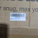 MaxSmeo Nightstand with Charging Station, Bedside Tables with Rattan Drawer, Mid Century Modern Nightstand, End Table for Living Room, Bedroom and Small Spaces, Easy Assembly (White)