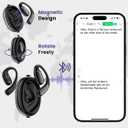 Translation Earbuds Real Time, Translation Earbuds Support 144 Languages, Magnetic Translator Earbuds with APP Support Music and Calling, Wireless Ai Translator Earbuds for Travel Business Learning