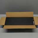 Black Wood Floating Shelves for Wall Rustic Wall Shelf for Bedroom Living Room Set of 4 (17Incn)