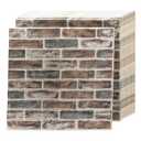 Art3d 52.5 Square Feet (Pack Of 10) Wall Panel Brick, Brown