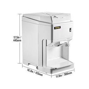 VEVOR 110V Electric Ice Shaver Machine 250W,Snow Cone Maker Tabletop with Adjustable Ice Texture,Ice Shaving Machine 265lbs/h for Home and Commerical Use