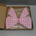 Mimorou 1 Pcs Pink Bow Party Decorations Disposable Bowtie Charcuterie Board for Baby Shower Baby Birthday Food Bow Tray Girl Coquette Serving Charcuterie Letter Fillable Plate for Wedding Supplies