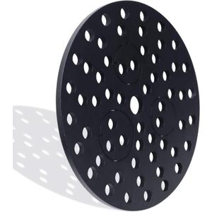 Bueyfolt 7" Cast Iron Drain Cover with Removable Drain Ports, Garage Drain Cover, Floor Drain, Floor Strainer