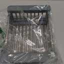 Adjustable Stainless Steel Kitchen Dish Drying Sink Rack Drain Strainer Basket (Small)