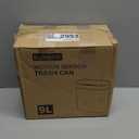 ELPHECO Bathroom Motion Sensor Trash can 2.5 Gallon Automatic Garbage Can, 9.5L Slim Plastic Smart Trash Bin with Lid Bathroom Decor, Sensor Garbage can for Bedroom, Kitchen, Office, White