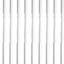 Yaocom Railing Spindles White Vinyl Deck Railings Colonial Style Deck Balusters for European Home Decorative Outdoor Stair Porch Fencing Railings(1 1/4" Sq X 34",Vinyl Railing,9 Pack)