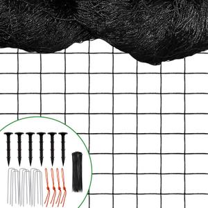 Bird Netting - 50 x 100 Garden Net with 1 Square Mesh Protect Fruit Trees from Poultry and Deer, Heavy Duty Garden Netting as Fruit Net, Aviary Netting for Farm, Orchard