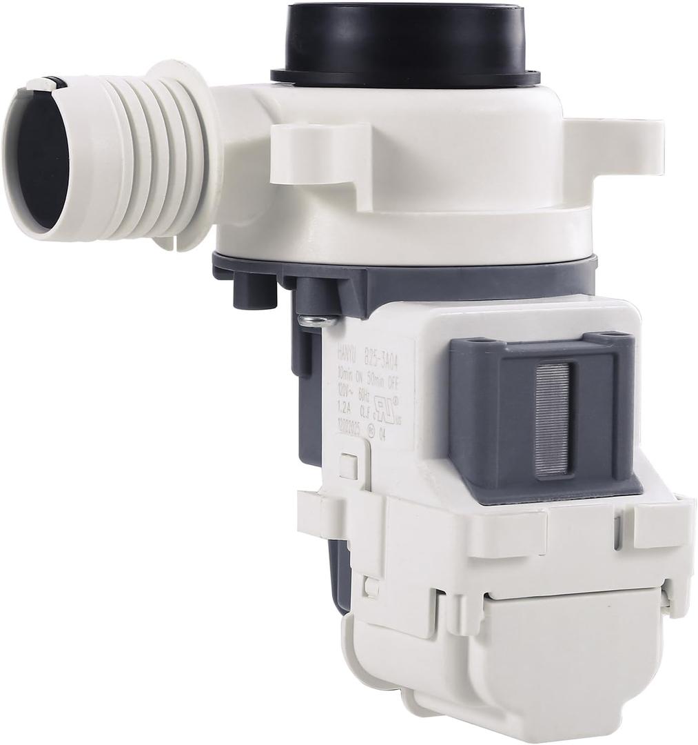 OEM WTW5100HW2 WTW5010LW0 WTW5100HW2 WTW5057LW0 WTW5000DW3 Drain Pump Replacement for Whirlpool Washer Drain Pump, W11399437 W11259498 B25-3A04 Compatible with Maytag WTW5105HW2 WTW6120HC2 WTW5105HW1