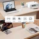 Aothia Large PU Leather Desk Pad Protector Non-Slip Mouse Pad & Writing Mat for Office/Home, Waterproof, Easy to Clean (31.5" x 15.7", Eggshell)