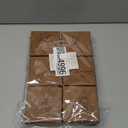 Juvale Bracelet Gift Box 6-Pack - 3.5 x 3.5 x 2.3 in, Brown Country-Rustic Cardboard - Velvet Pillow & Faux Leather Bow Lid - Tiny Jewelry Gift Boxes & Watch Packaging