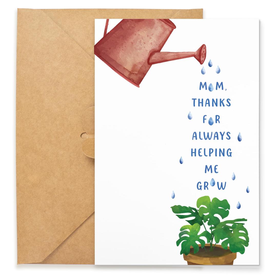 3 x Happy Mothers Day Card for Mom, Sentimental Greeting Card Message for Mama
