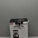 Aromaster Burr Coffee Grinder,Adjustable 2-12 Cups Timer, Black (Household)