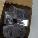 BUMACO Chair Leg Floor Protectors Square Chair Leg Protectors for Hardwood Floors Silicone Pads Covers to Protect Floors Clear-40 Pcs Square S Fit 3/4" ~ 1-1/16"