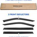 Window Visors Rain Guards for 2020-2026 Toyota Highlander, Out-Channel Window Vent Wind Deflectors Visors Shades for 20 21 22 23 24 25 Highlander