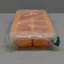 Bangp Silicone Freezer Tray for Soup Ice Cubes,1-Cup Freezing Tray with Lid for Meal Prep, Rice, Broth, Sauce, Leftovers. Makes 4 Perfect 1 Cup Portions. Oven & Dishwasher-Safe (Yellow)