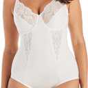Maidenform womens Shaper With Built-in Bra Fl1456 shapewear bodysuits, Buttercream, 42DD US