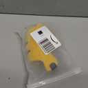 LUCKYPAW Dog Muzzle, Soft Duck Silicone Mouth Cover with Adjustable Strap for Small Medium Dogs, Best to Prevent Barking, Biting, and Chewing(Yellow,XL)