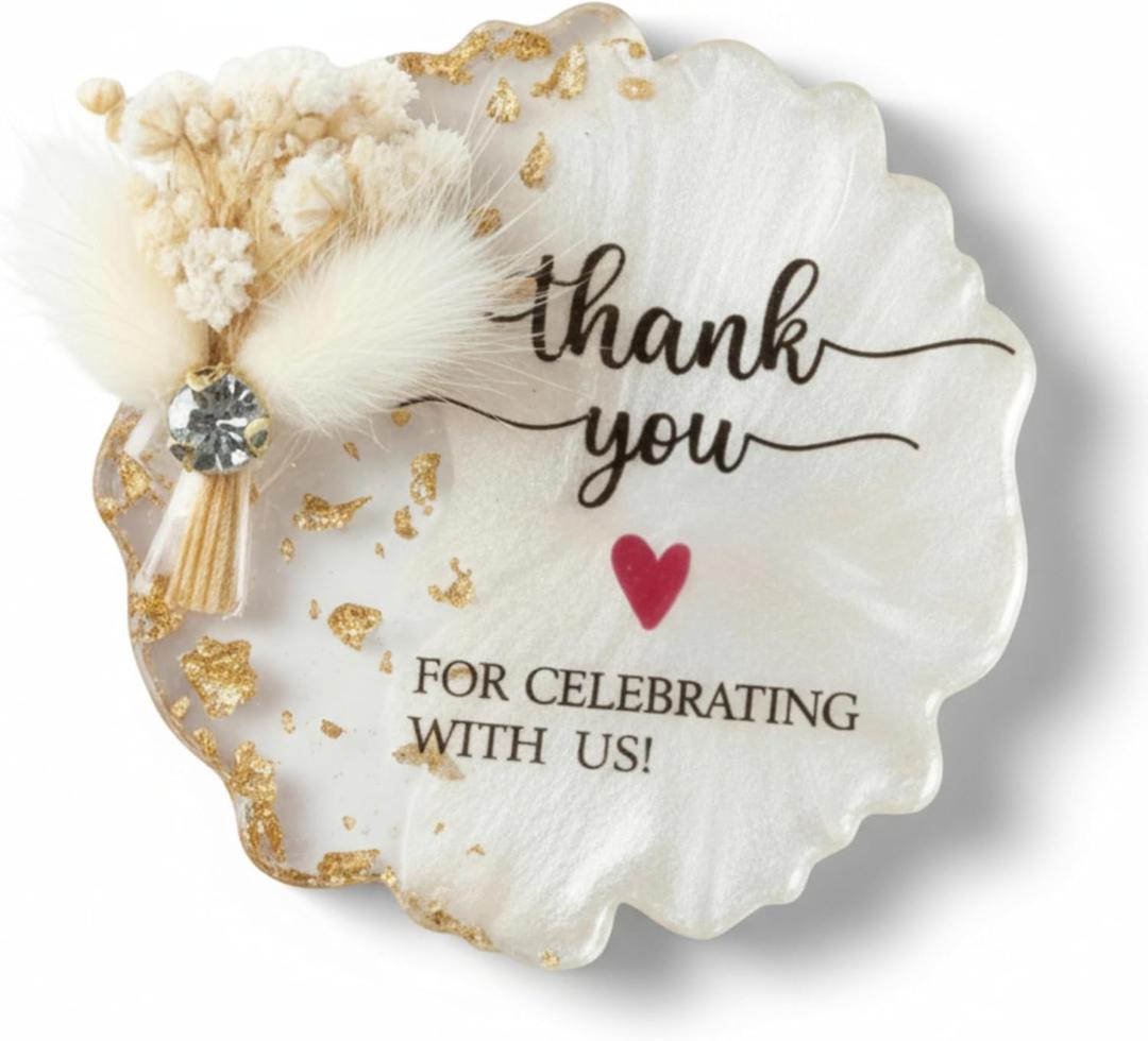 20 Resin Magnets Wedding Party Favors for Guests, Baby Shower, Bridal Shower, Souvenirs for Guests Adult Party Favors, Return Gifts, Baby Shower Decorations