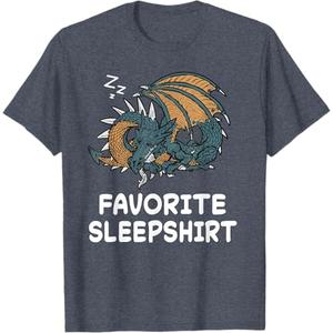 Dragon Dragons Nap Sleeping Sleep Pajama Nightgown T-Shirt, Small 