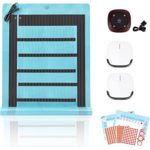 Alarma de humectacin de cama para nios, mejora la enuresis en los nios, hace que los nios estn seguros, no hay necesidad de usar, material cmodo para acostarse directamente, dos dispositivos de