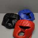 Jenaai 3 Pack Boxing Headgear Adjustable Padded Safety Head Guard MMA Training Sparring Kickboxing Muay Thai Martial Art Karate Taekwondo Helmet Gift for Valentines Adult Men Women (Assorted Color)