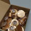 Amazon.com: FoldTier 24 Pcs Gold Taper Candle Holders Bulk for Pillar Candles Metal Short Candlestick Holder Gold Centerpieces Decoration for Christmas Thanksgiving Anniversary Dinner Party : Home & Kitchen