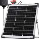 20W 12Volt Solar Battery Charger, Solar Battery Trickle Charger Maintainer with Charge Controller+360°Adjustable Mount Bracket, Callsun Solar Panel Kit Waterproof for Car Boat Marine RV Trailer