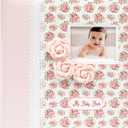 Baby Book Keepsake - Baby Memory Book and Album for Girl, Journal from Pregnancy to First 5 Years, Scrapbook to Record Memories, Milestones and Photos (Pink)