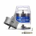 6” (152mm) Tungsten Carbide Tip Hole Saw,Hole Saw with M2 Pilot Drill bits for for Hard Metal Stainless Steel, Metal, Iron, and Plastic,25mm Drilling Depth (6” (152mm))