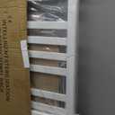 Heated Towel Rack for Bathroom Towel Warmer Racks Wall Mounted with Shelf,Timer & Temperature Multi-Level Adjustments with 10 Bars for Bathroom Shower Hot Tub(White)