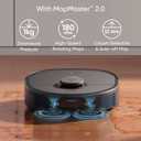 eufy X10 Pro Omni Robot Vacuum and Mop Combo, 8,000 Pa, Dual Mops with 12 mm Auto-Lift and Carpet Detection, AI Obstacle Avoidance, Auto Mop Washing&Drying, Self-Emptying, Self-Refilling