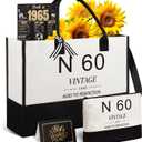 Birthday Gifts for Women Canvas Tote Bag, Unique Gifts for Wife Mom Friends Her, Vintage Handbag Cosmetic Bag Poster