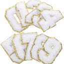 STOBOK 20pcs Embroidered Patches for Clothes Applique Repair Patches Decorative Embroidery for Bags Hats and Apparel