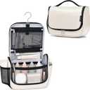 Travel Toiletry Bag for Women & Men, Waterproof Hanging Makeup Organizer