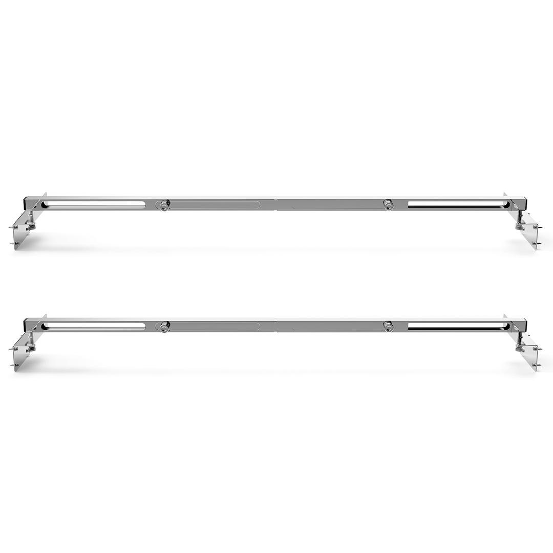 2-Pack Undermount Sink Bracket, Adjustable Undermount Sink Support Kit, Stainless Steel Horizontal Sink Bracket, Support Pole for Kitchen Sink, Telescopic Length 20.1-31.5inch
